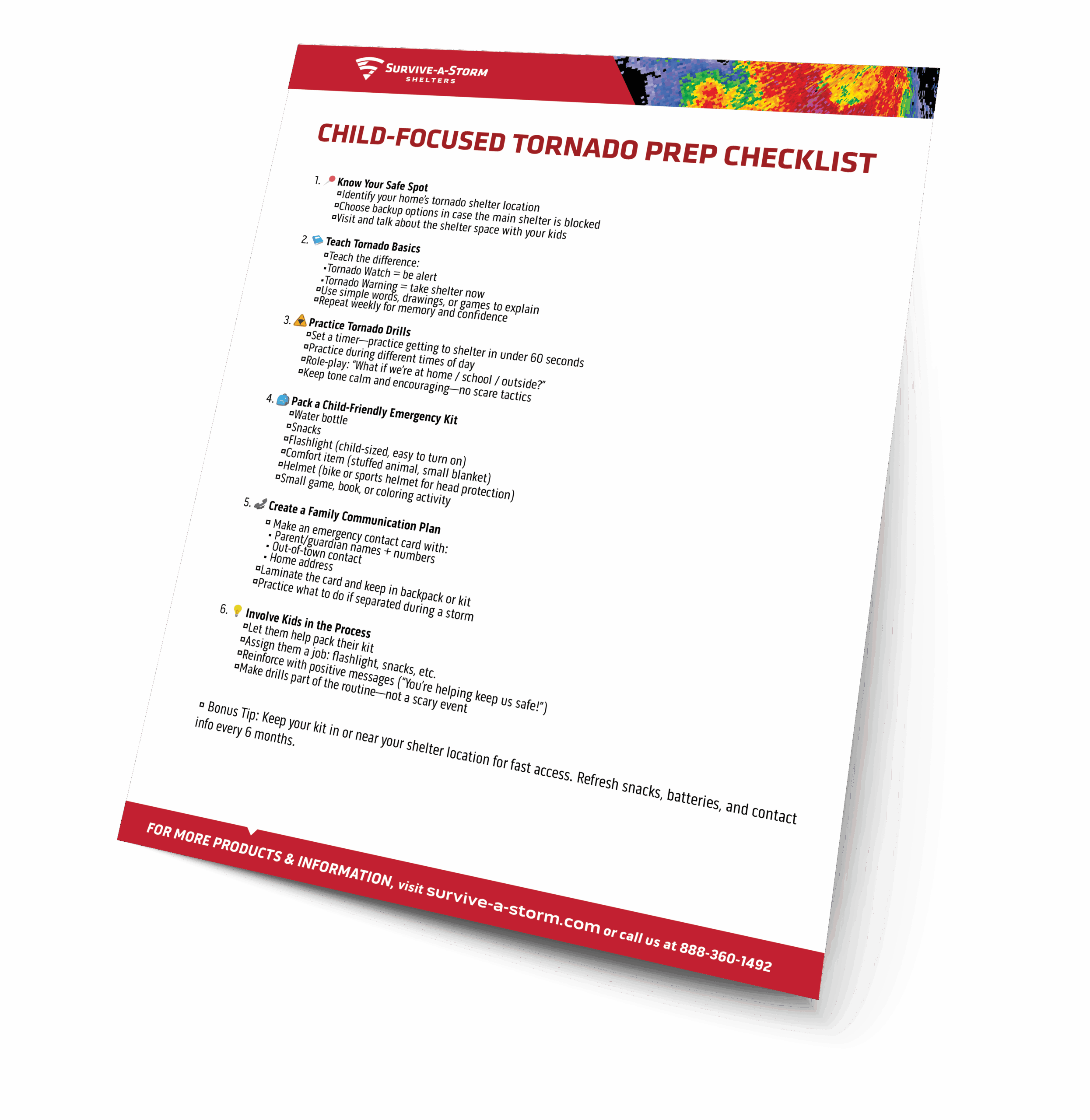 Download for parents preparing for tornado season.