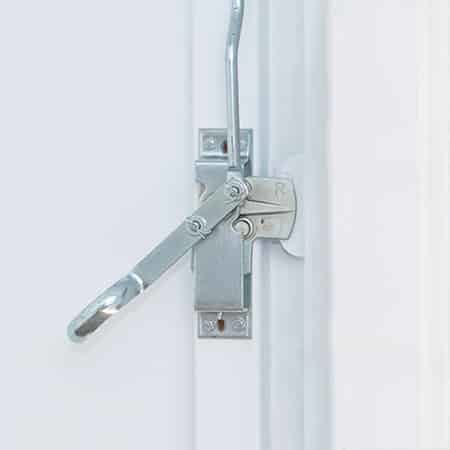 storm shelter door locks