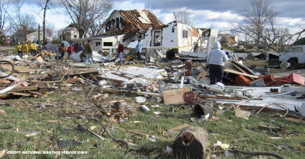 Iowa Tornado aftermath and Safety tips