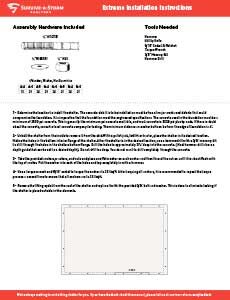 extreme installation instructions