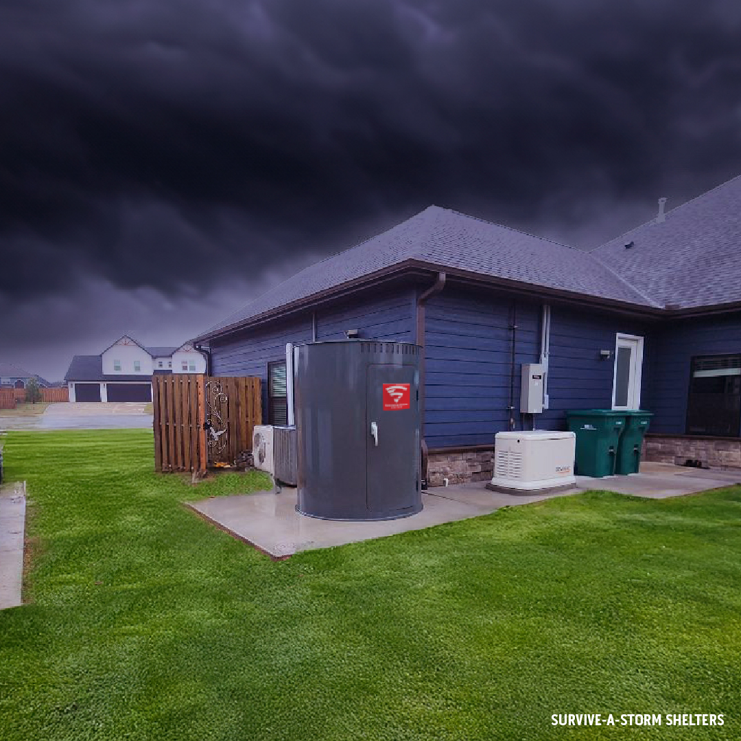 Realtors have the ability to boost home value with tornado shelters like this Twisterpod Above Ground tornado shelter.
