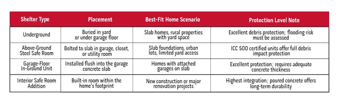 Safe Room vs Storm Shelter for Your Home | FEMA & ICC 500